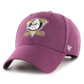 47 Brand NHL Adjustable Cap - MVP Anaheim Ducks plum violet CASQUETTE